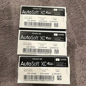 AutoSoft xc infusion sets (3 boxes)